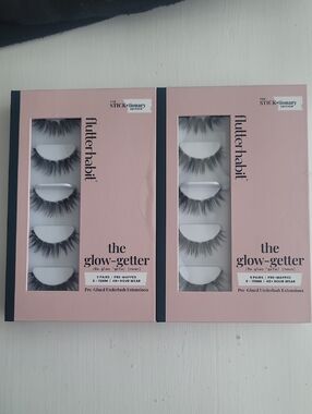 Flutterhabit The Glow-Getter Pre-Glued Underlash Extensions - Black